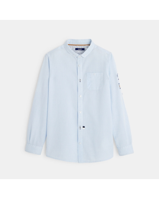 Chemise légère bleue garçon