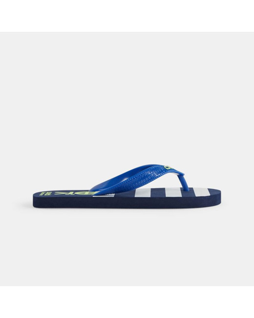 Tongs rayées bleues garçon