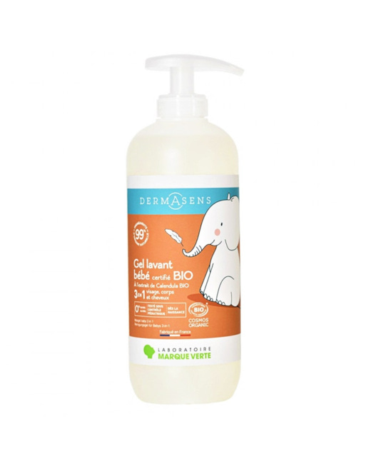 Gel lavant bébé bio 3 en 1