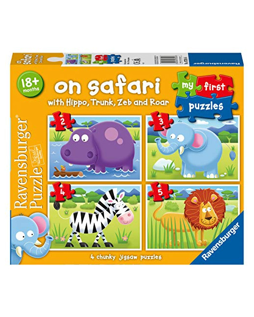 Puzzle - Mes premiers puzzles - Safari - 2, 3, 4 et 5 pièces