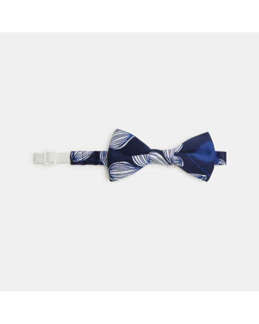 Nœud papillon imprimé bleu garçon