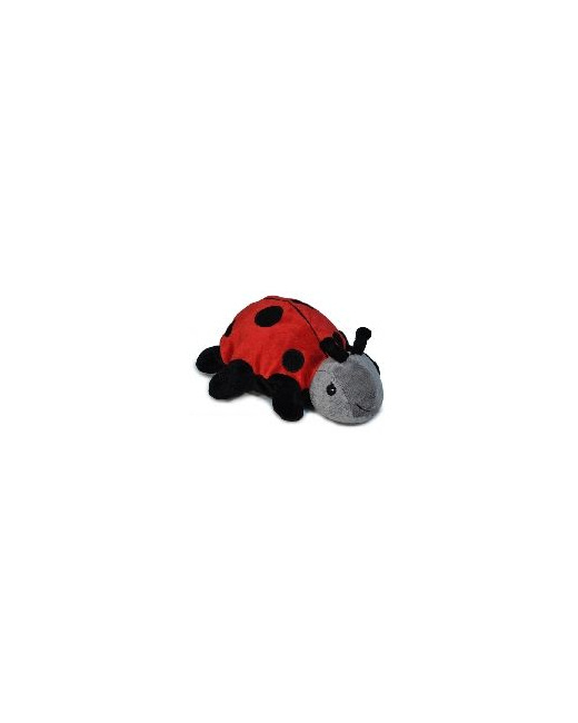 Peluche bouillotte coccinelle avec poche de gel