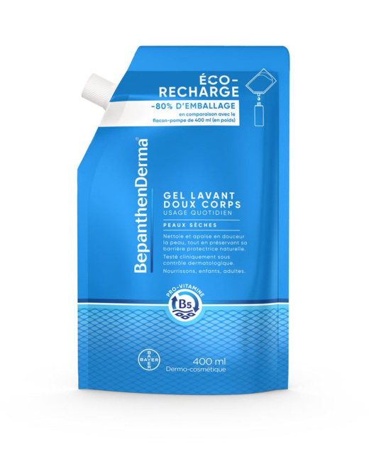 Gel lavant doux eco-recharge Bepanthenderma