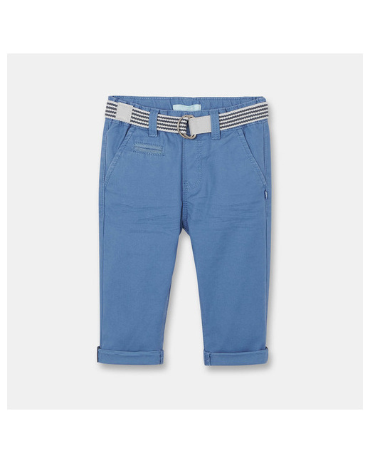 Pantalon toile couleur et ceinture