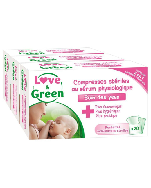 Compresses stériles au Sérum Physiologique