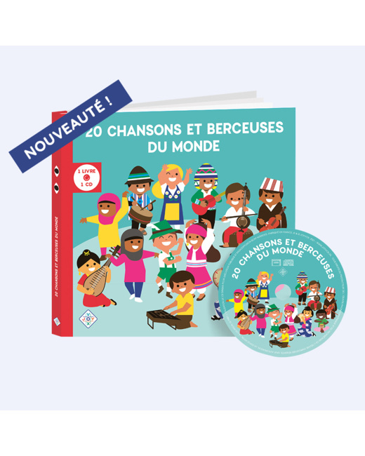 Livre CD 20 Chansons et Berceuses du monde