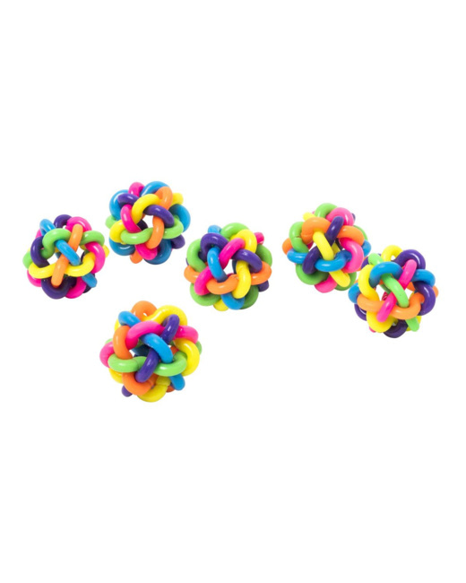 6 balles rebondissantes