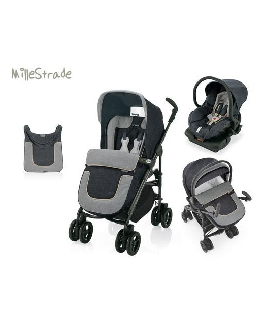 Poussette combinée trio Millestrade