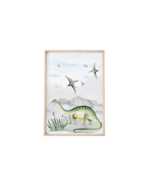Image Dinosaures Diplodocus et Ptérodactyles