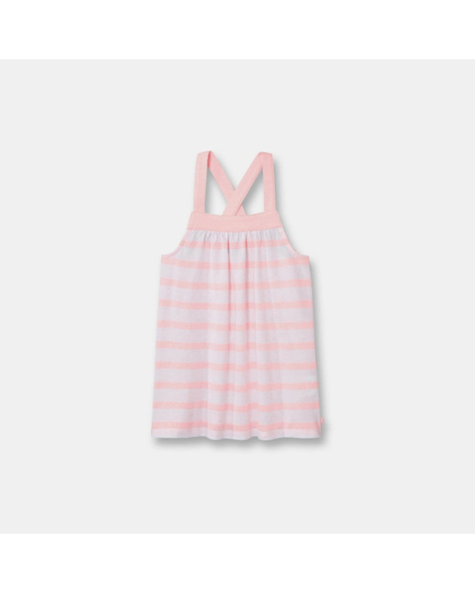 Débardeur rayé rose fille