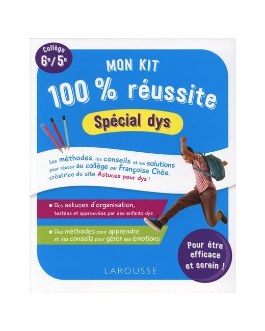 Mon kit 100 % réussite spécial dys au collège (+ autocollants)