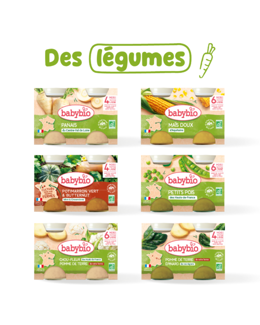 Pack légumes bébé