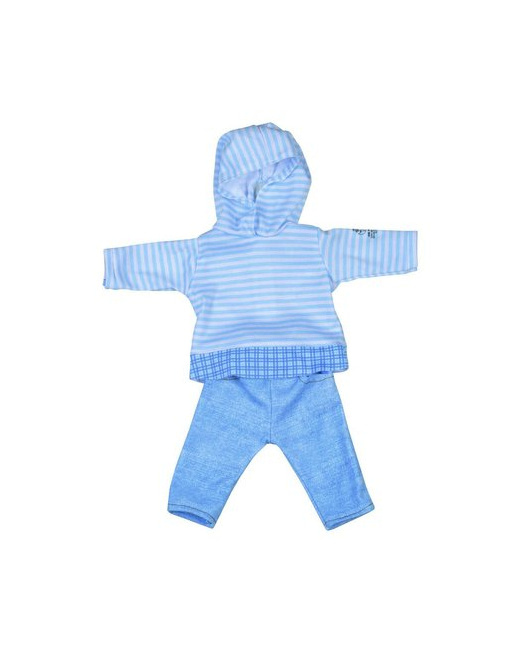 Ensemble pour poupée 38 cm - Sweat et legging One World One Future