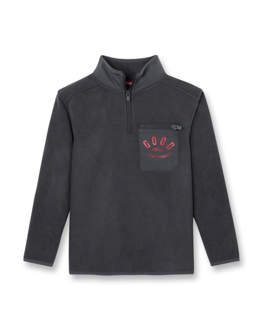 Sweat sport polaire gris garçon