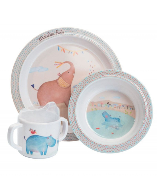 Set vaisselle Les Papoum