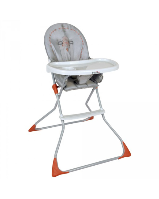 Chaise haute bébé gourmand relookée à l'atelier - La Fée Caséine