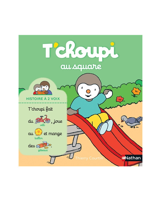 Livre T'choupi au square