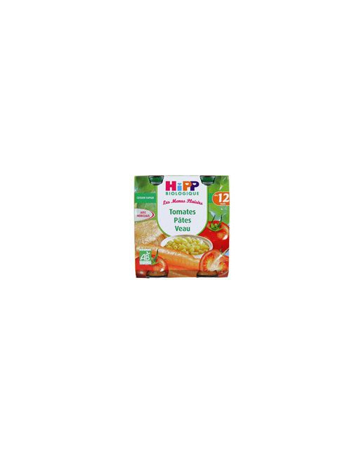 Tomates Pâtes Veau - 2 pots x 250g - 12 mois