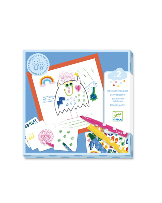 Coffret dessiner ensemble Les petits monstres