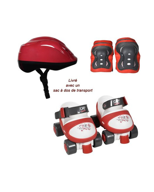 Patins ajustables avec 3 protections