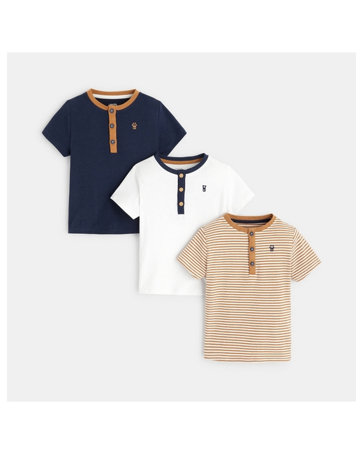 T-shirt tunisien manches courtes (lot de 3)