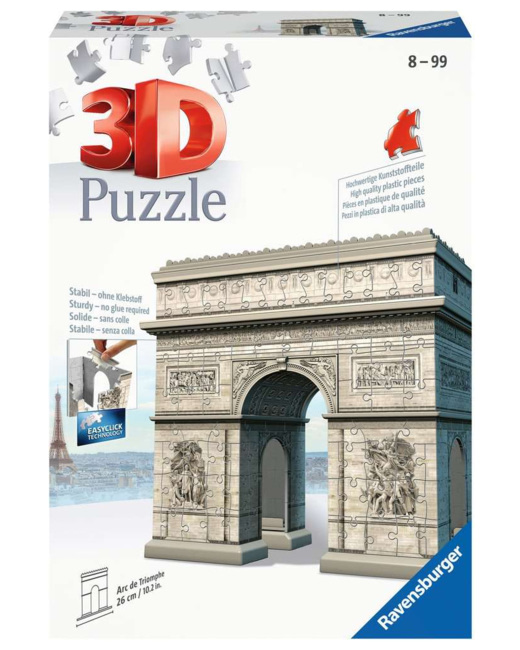Puzzle Arc de Triomphe - de 8 ans