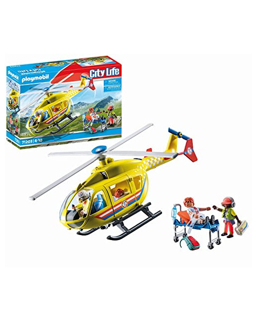 Playmobil City Life - Hélicoptère de secours