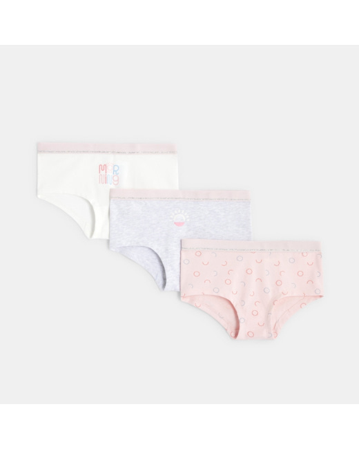 Culottes boxers (lot de 3) fille