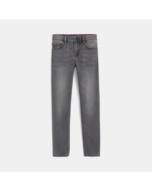 Jean slim ultra-résistant gris garçon