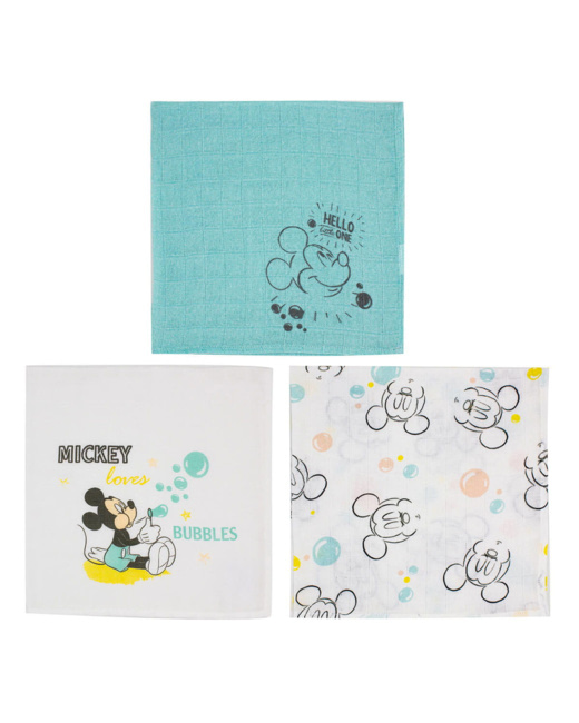 Lot de 3 langes Mickey Little One