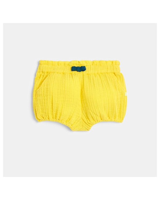 Short élastiqué gaze de coton