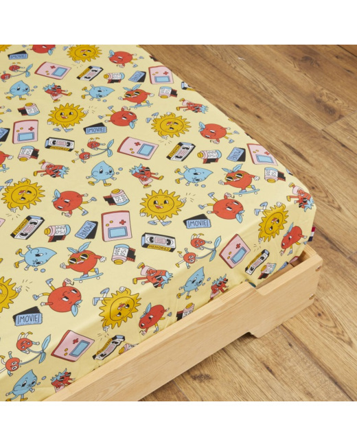 Drap-housse Rétro Ovale