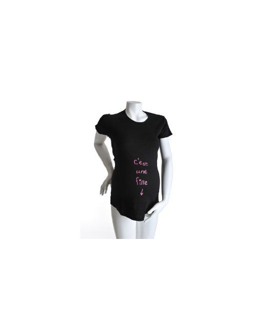 T-Shirt manches courtes 'c'est une fille' 
