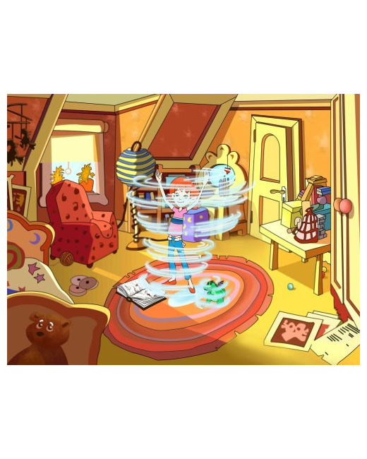 Puzzle XXL - Magie avec Hexe Lilli - 100 pièces