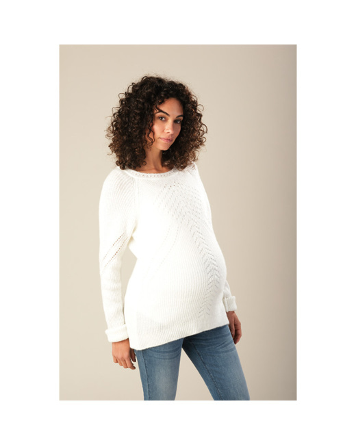 Pull de grossesse en tricot