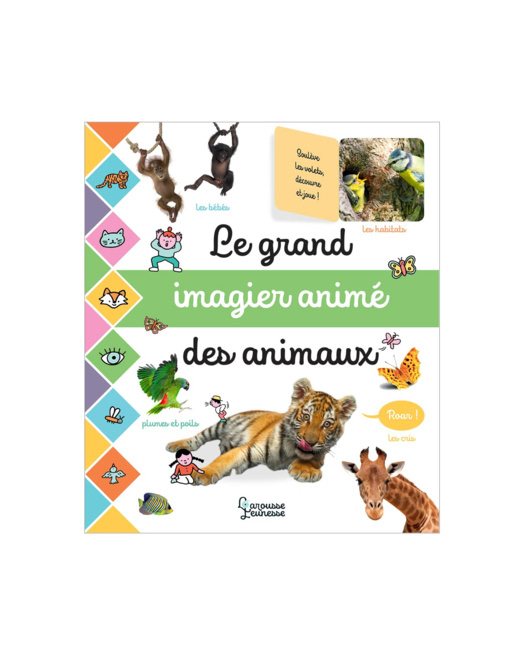 Livre Le grand imagier animé des animaux