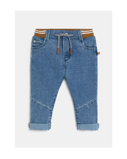 Pantalon denim à taille élastiquée bébé garçon