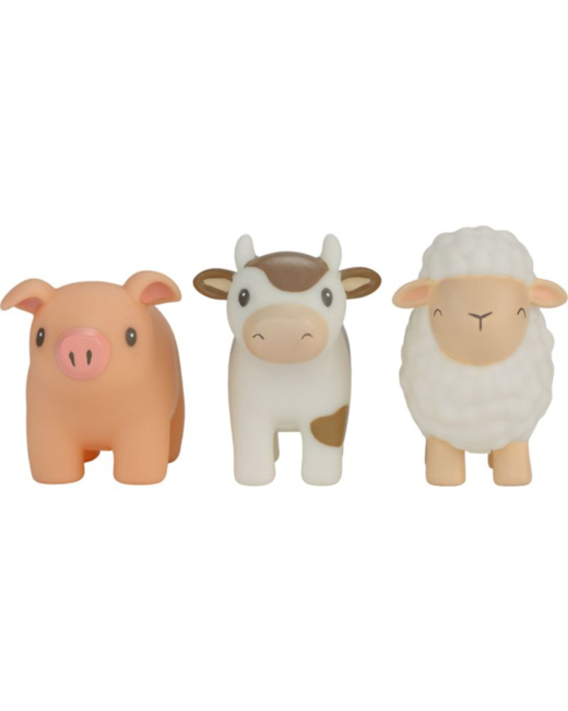Set de 3 figurines de bain Little Farm
