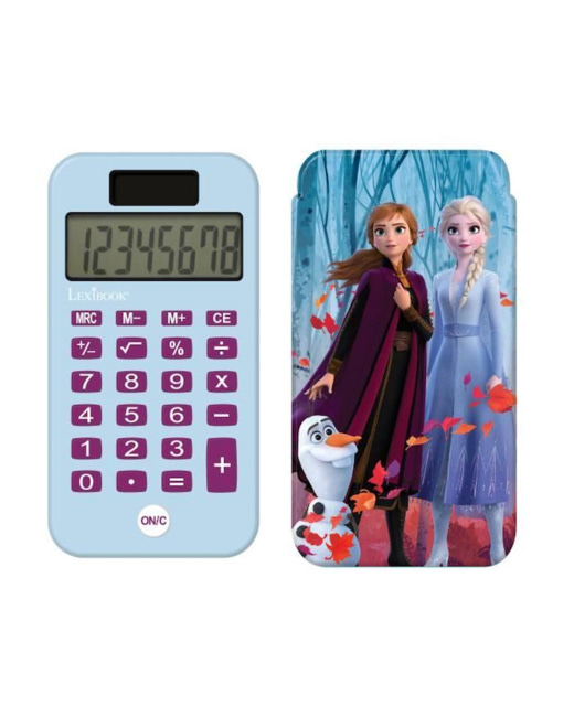 Calculatrice de poche avec couvercle de protection La Reine Des Neiges