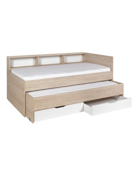 Lit gigogne Wallis avec rangements