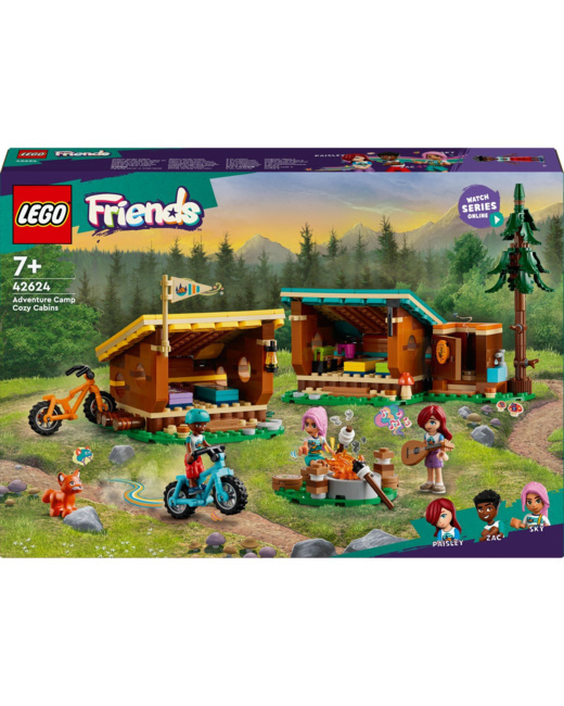 Les cabanes chaleureuses de la base de loisirs Friends