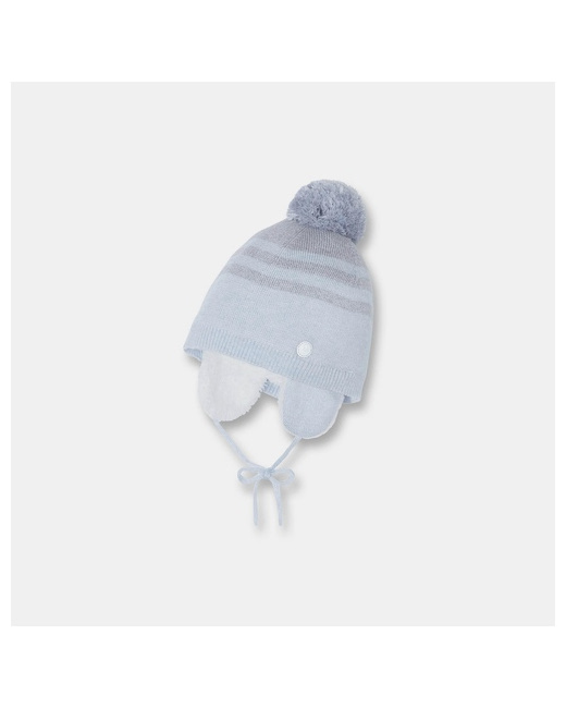 Bonnet tricot à pompon