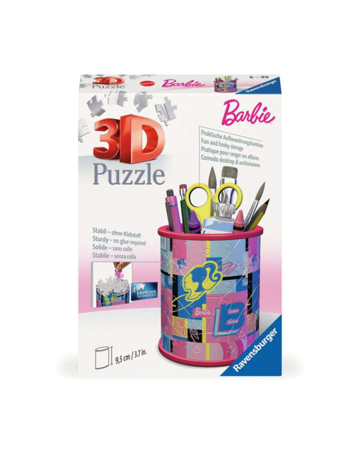 Puzzle Pot à crayons - Barbie - de 6 ans