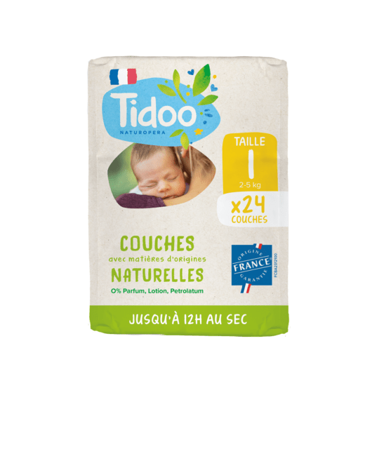 Couches écologiques voile naturel