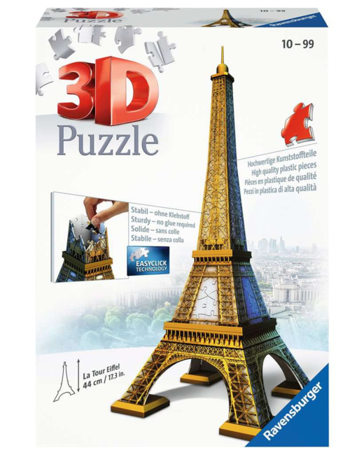 Puzzle Tour Eiffel - de 10 ans