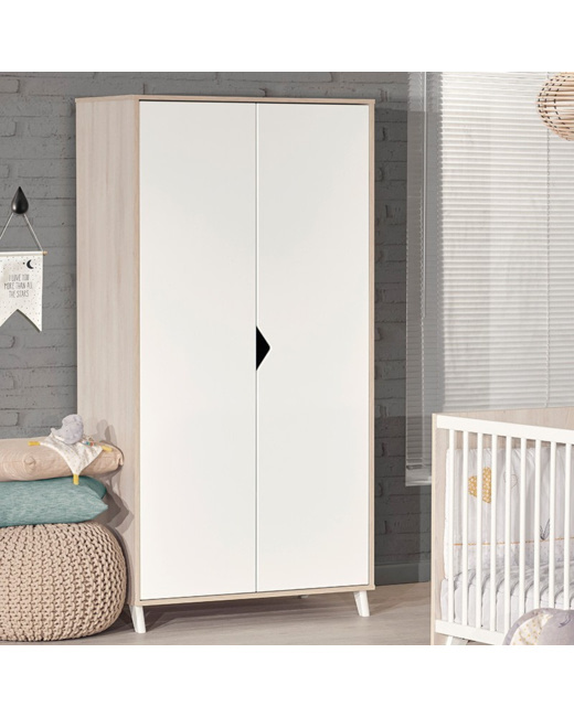 Armoire 2 portes Scandi Naturel