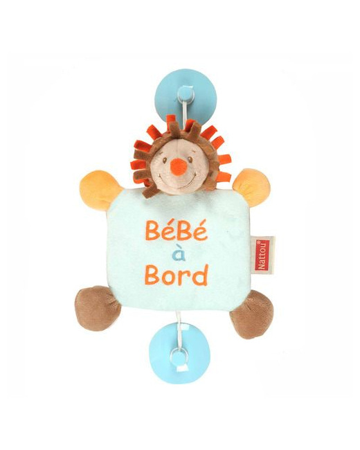 Peluche Bébé à bord, thème Forest