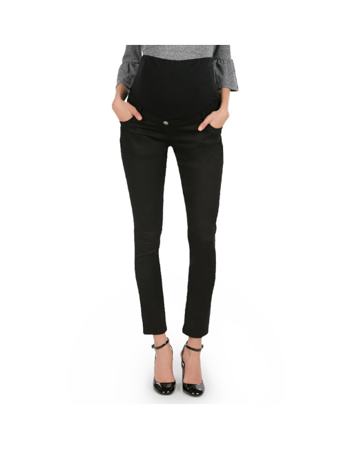 Pantalon de grossesse en twill avec bandeau haut