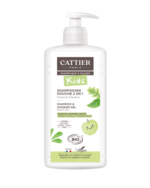 Shampooing douche 2 en 1 - parfum pomme verte