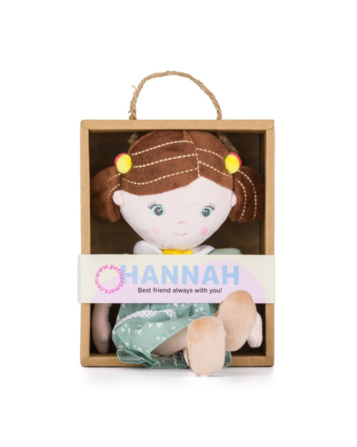 Poupée de Chiffon, Jouet en Peluche Hannah 0+, 35 cm